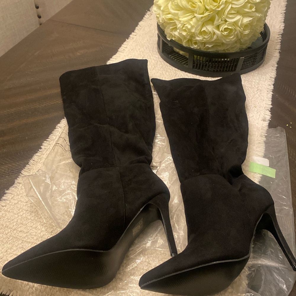 Porsha Tall Slouch Dress Heel Boot-Brand new